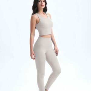 Leggings altas femininas com bolsos RUXI br399