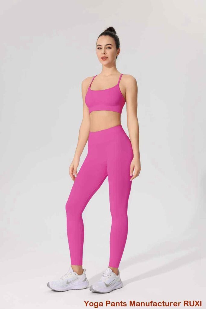 Shorts de ioga com cintura dobrável Comfort Fit RUXI