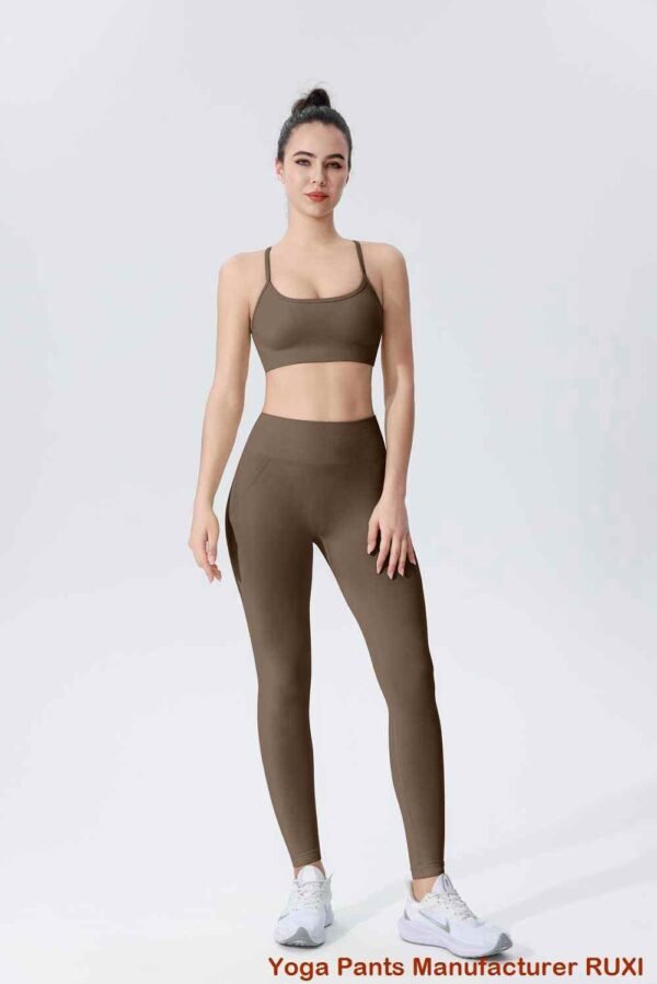 Leggings de ioga florais para mulheres RUXI br1370