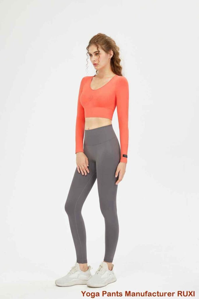 shorts de corrida rosa choque feminino RUXI br3528