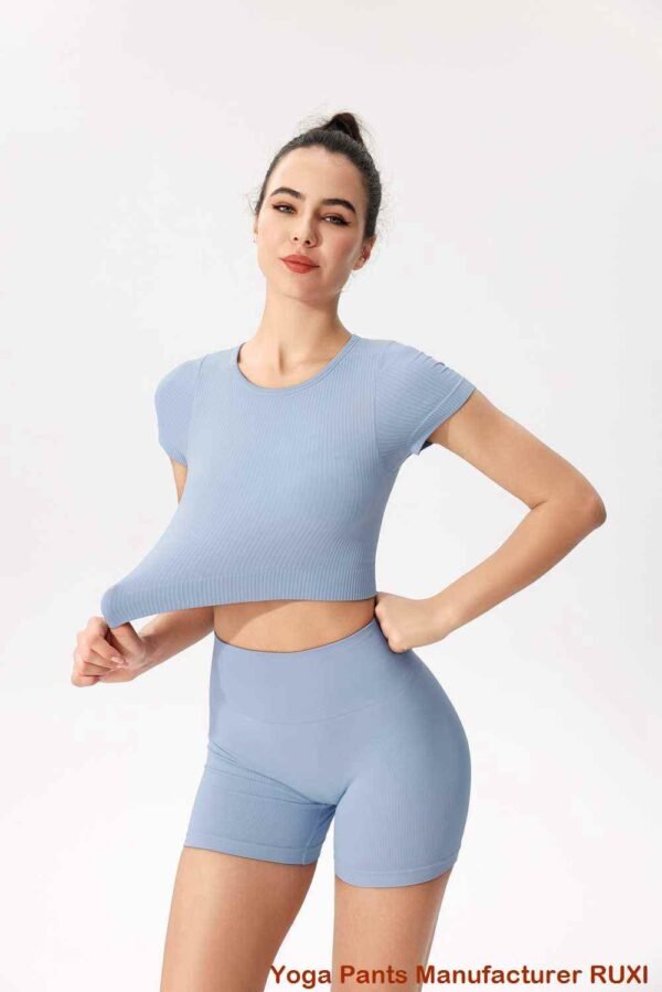 Calças de treino elásticas e confortáveis YogaPace RUXI