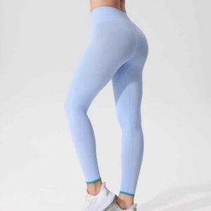 Leggings de ioga cinza suave para mulheres RUXI br610