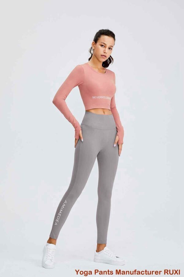 Leggings térmicas de treino para mulheres RUXI br347