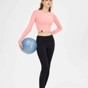 Calças de ioga Slim Fit para controle de barriga feminino