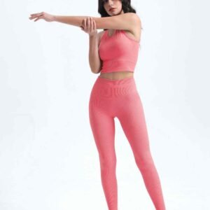 Leggings de ioga com estampa vibrante para uso ativo RUXI