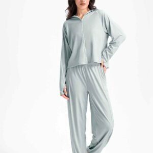 Roupas de ioga de algodão orgânico ecologicamente corretas