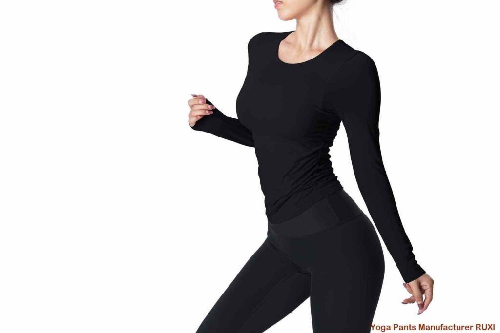 Shorts de corrida de nylon para mulheres RUXI br3285