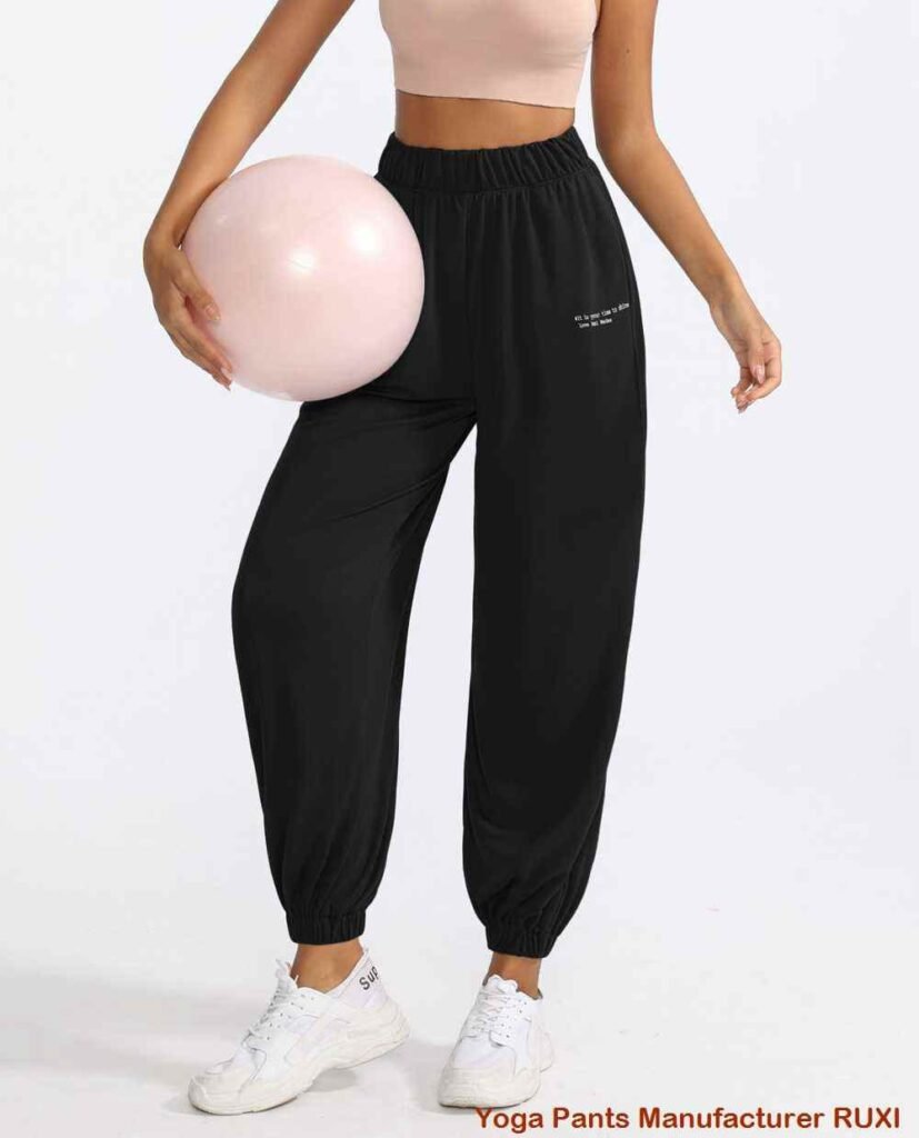 Shorts de ciclismo de algodão preto feminino RUXI br3391