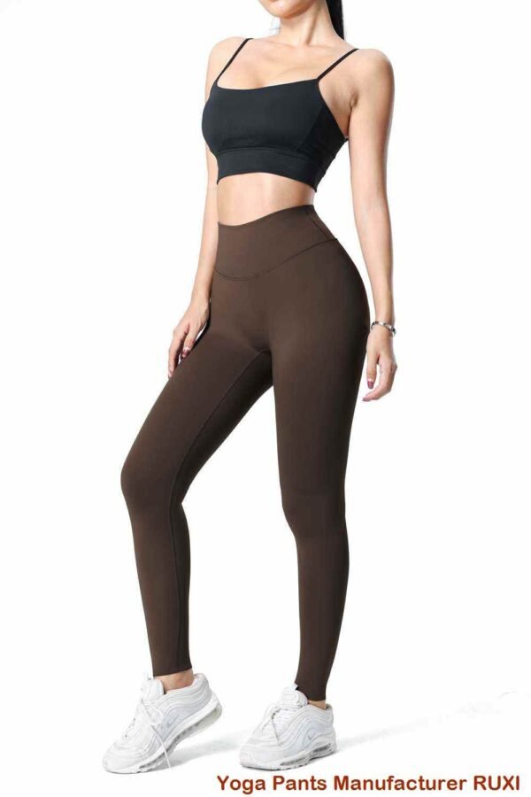 Leggings de treino de cintura alta azul-petróleo RUXI