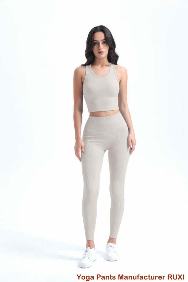 Leggings de ioga de cintura alta ecológicas RUXI br783