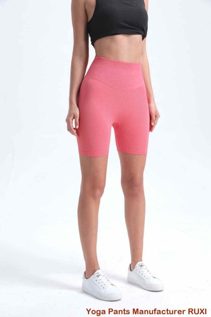 Shorts de ginástica UltraFlex Yoga para mulheres RUXI