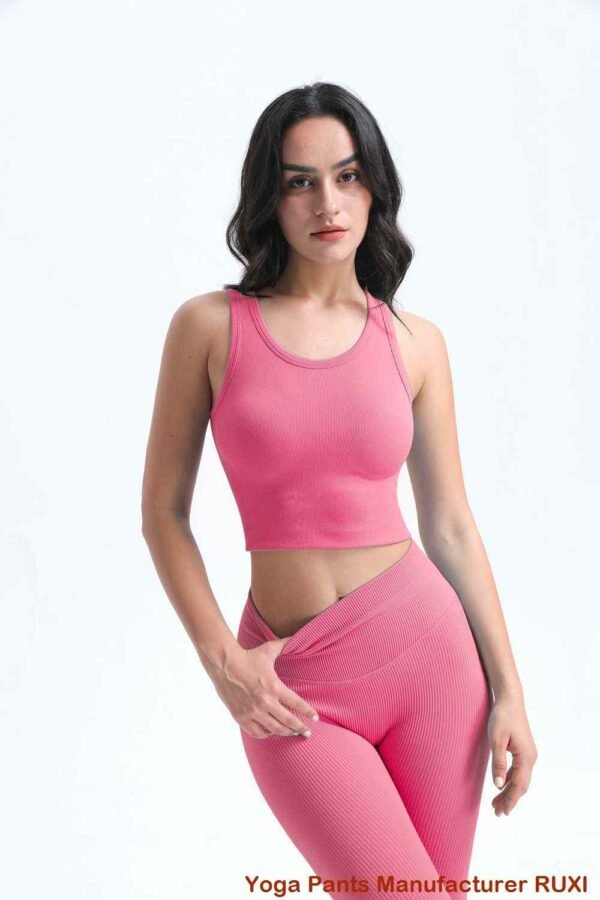 Sutiã esportivo longo Crop Top para uso ativo RUXI br1787