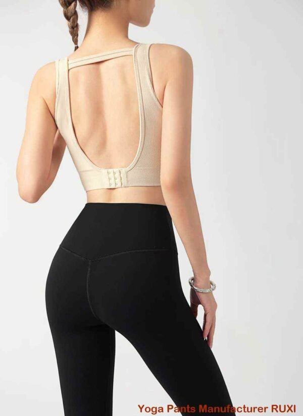 Leggings Flare Cintura Alta Calças de Yoga para Mulheres