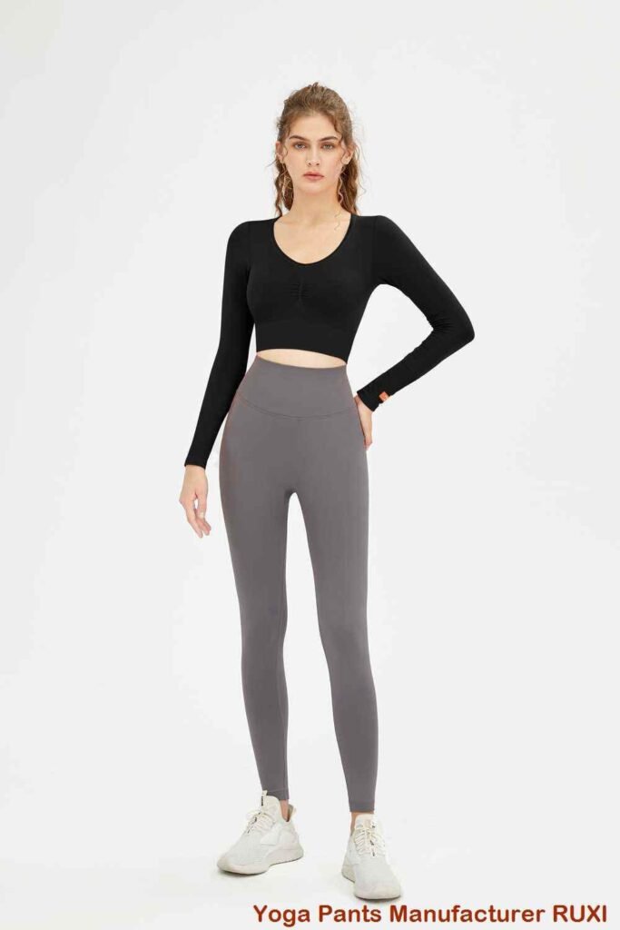 Shorts de ioga com combinação de saia RUXI br3967